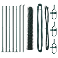 Recinzione Esagonale  Verde 1x10 m Acciaio