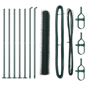 Recinzione Esagonale  Verde 1x10 m Acciaio