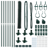 Recinzione Esagonale  Verde 1x10 m Acciaio