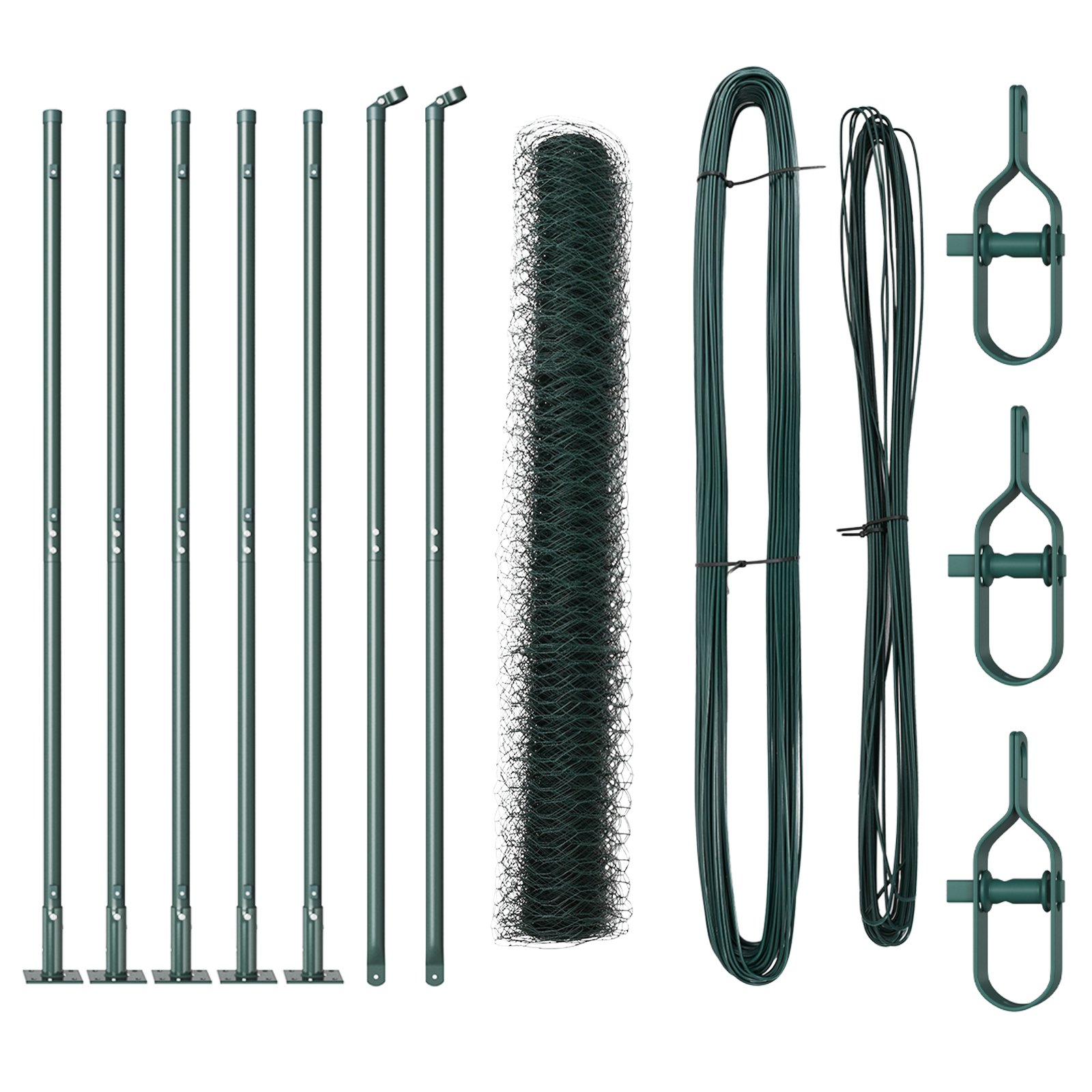 Recinto Esagonale  Verde 1x10 m Acciaio