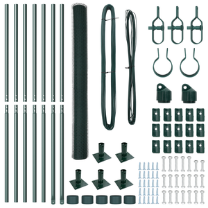 Recinzione Esagonale  Verde 1.5x10 m Acciaio