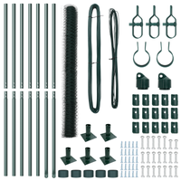 Recinzione Esagonale  Verde 1,5x10 m Acciaio