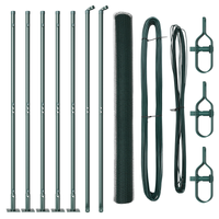 Recinzione Esagonale Verde 1.6x10 m in Acciaio