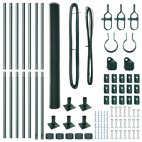 Recinzione Esagonale Verde 1.6x10 m in Acciaio