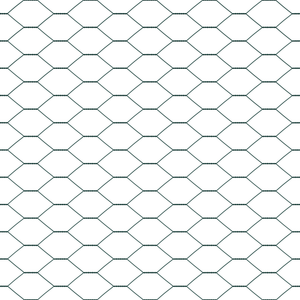 Recinzione Esagonale  Verde 0.8x25 m Acciaio