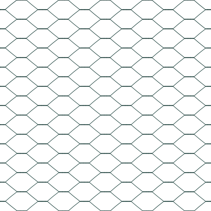 Recinzione Esagonale  Verde 0.8x25 m Acciaio