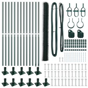 Recinzione Esagonale  Verde 1,6x25 m Acciaio