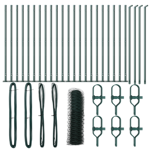 Recinzione Esagonale  Verde 0.4x50 m Acciaio