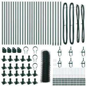 Recinzione Esagonale  Verde 0.4x50 m Acciaio