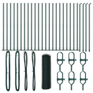 Recinzione Esagonale  Verde 1x50 m Acciaio