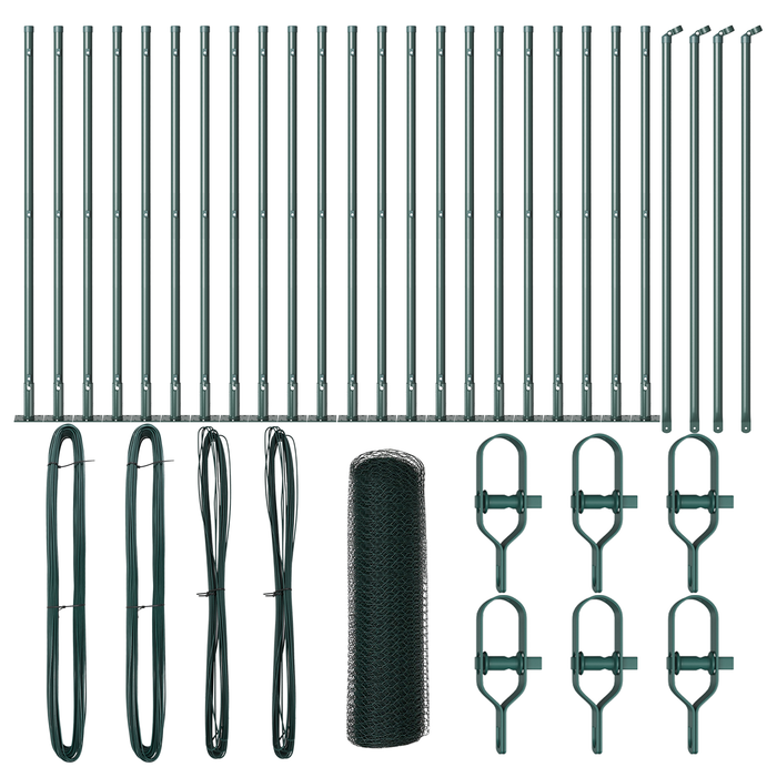 Recinzione Esagonale  Verde 1x50 m Acciaio