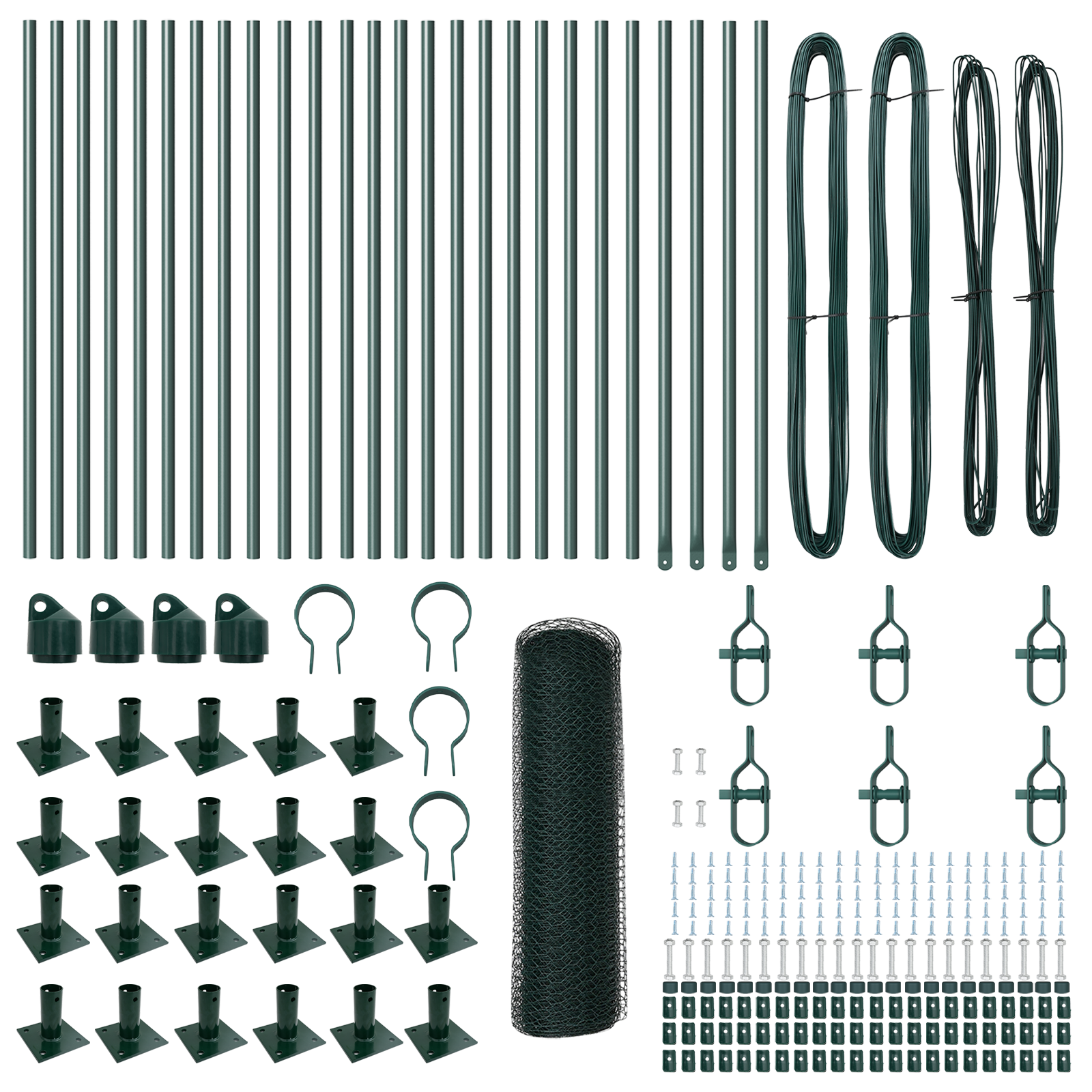 Recinzione Esagonale  Verde 1x50 m Acciaio
