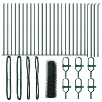 Recinzione Esagonale  Verde 1x50 m Acciaio