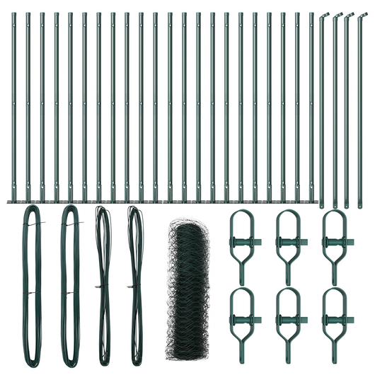 Recinzione Esagonale  Verde 1x50 m Acciaio