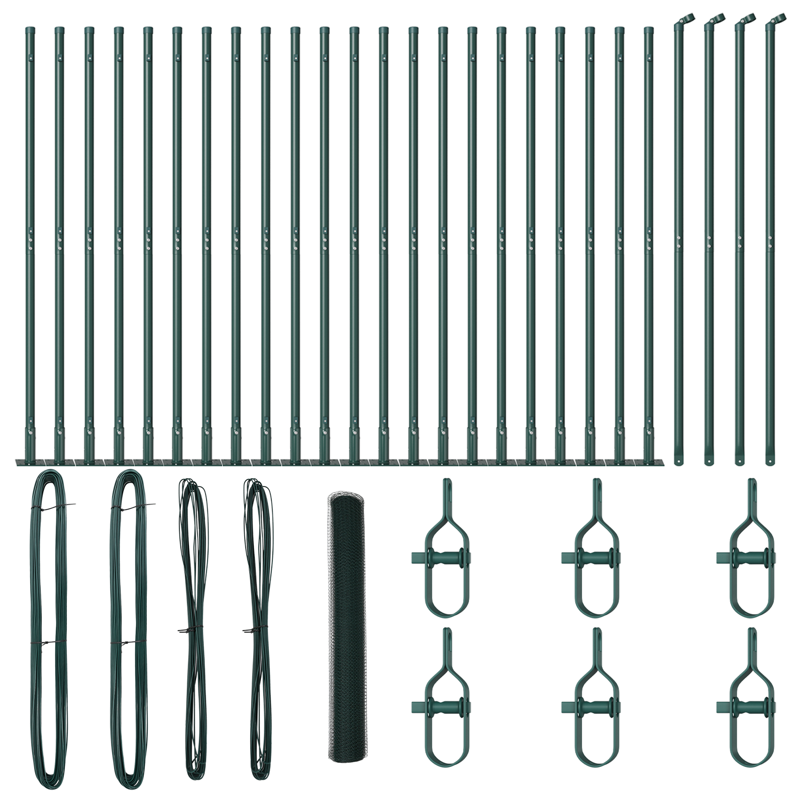 Recinzione Esagonale  Verde 1,2x50 m Acciaio