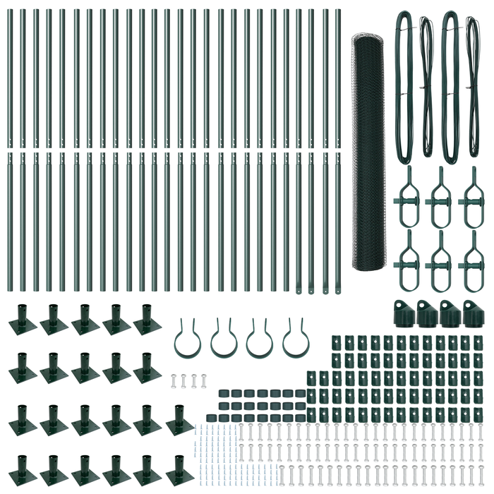 Recinzione Esagonale  Verde 1,2x50 m Acciaio