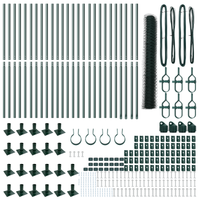 Recinzione esagonale  verde 1,2x50 m in acciaio