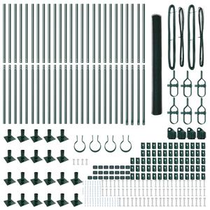 Recinto Esagonale  Verde 1,4x50 m Acciaio