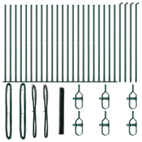 Recinzione Esagonale  Verde 1.5x50 m Acciaio
