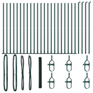 Recinzione Esagonale  Verde 1.6x50 m Acciaio