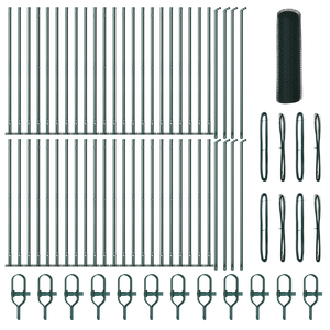 Recinzione esagonale  Verde 0.8x100 m Acciaio
