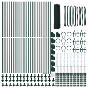 Recinzione esagonale  Verde 0.8x100 m Acciaio