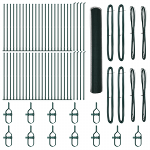 Recinzione Esagonale  Verde 1,2x100 m Acciaio