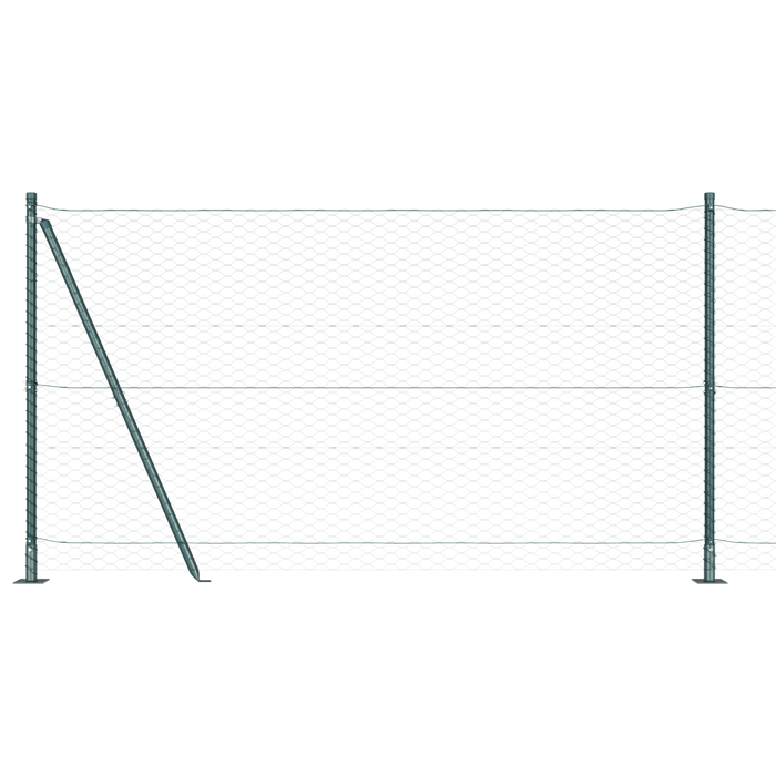 Recinzione Esagonale  Verde 1,2x100 m Acciaio