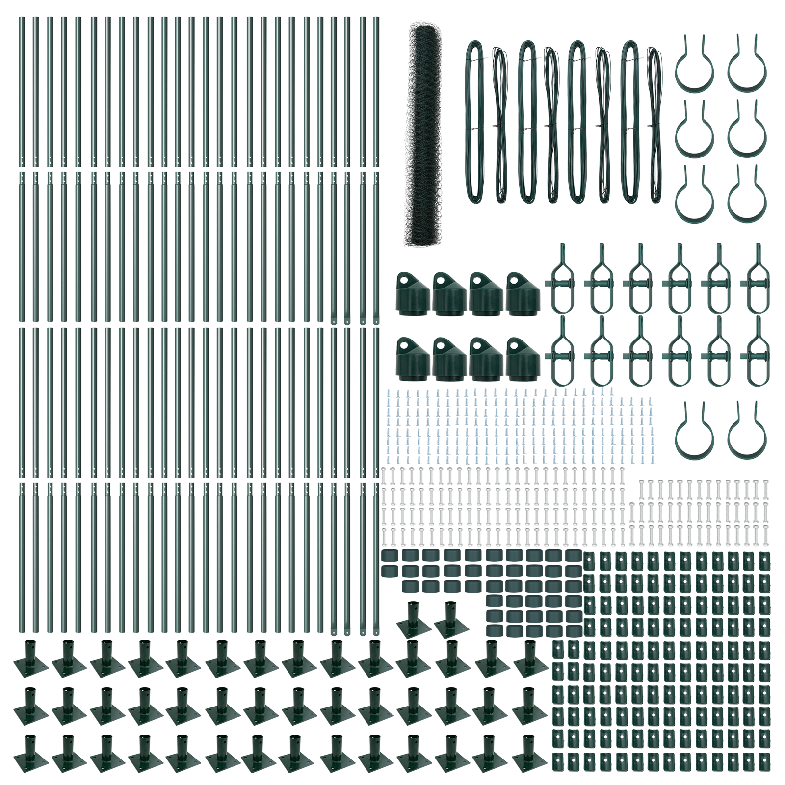 Recinzione Esagonale  Verde 1,2x100 m Acciaio