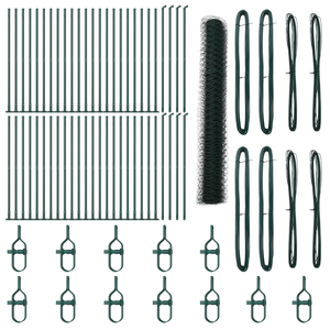 Recinzione esagonale  Verde 1,2x100 m Acciaio