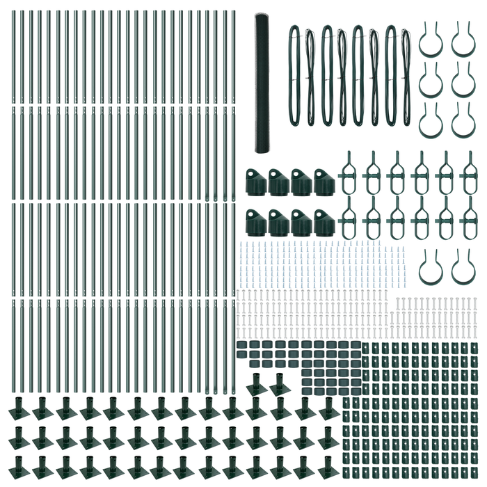 Recinto Esagonale  Verde 1.5x100 m Acciaio