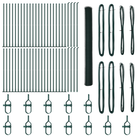 Recinto esagonale  Verde 1,6x100 m Acciaio