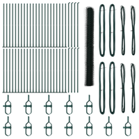 Recinzione esagonale  verde 1,6x100 m acciaio