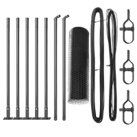 Recinzione Esagonale  Grigia 0.4x10 m Acciaio