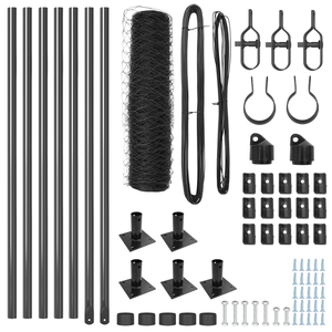 Recinto Esagonale  Grigio 0,4x10 m Acciaio