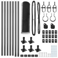 Recinzione Esagonale  Grigia 0,5x10 m Acciaio