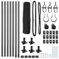 Recinzione Esagonale  Grigia 0.5x10 m Acciaio
