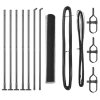 Recinzione Esagonale  Grigia 1,2x10 m Acciaio