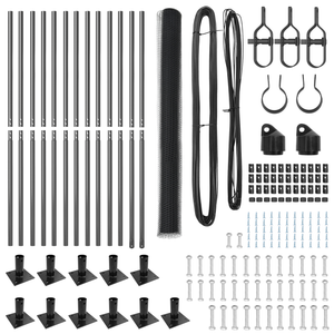 Recinzione Esagonale Grigia  1.4x25 m Acciaio
