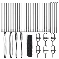 Recinzione Esagonale  Grigia 0.4x50 m Acciaio