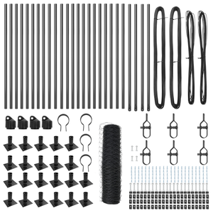 Recinzione Esagonale  Grigia 0,5x50 m in Acciaio