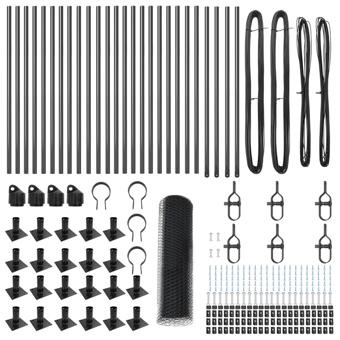 Recinzione Hexagon in Grigio 0.6x50 m in Acciaio