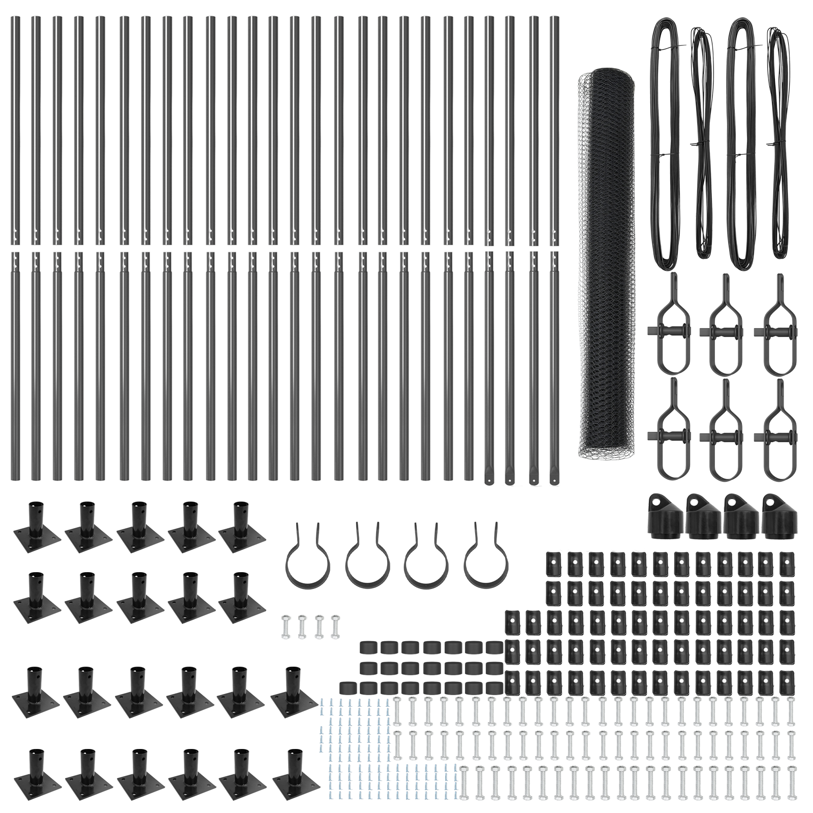 Recinzione Esagonale  Grigio 1.2x50 m Acciaio