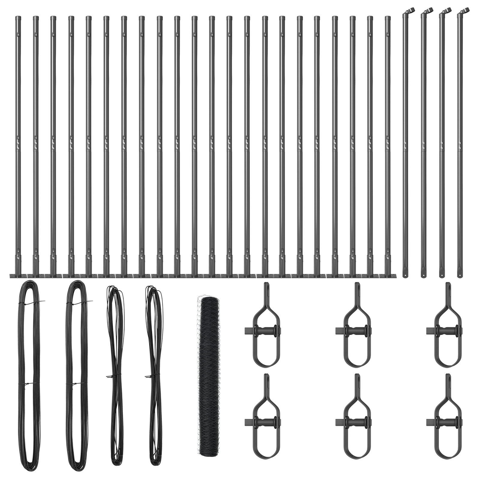 Recinzione Esagonale  Grigia 1,2x50 m Acciaio