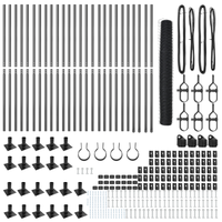 Recinzione Esagonale  Grigia 1,2x50 m Acciaio