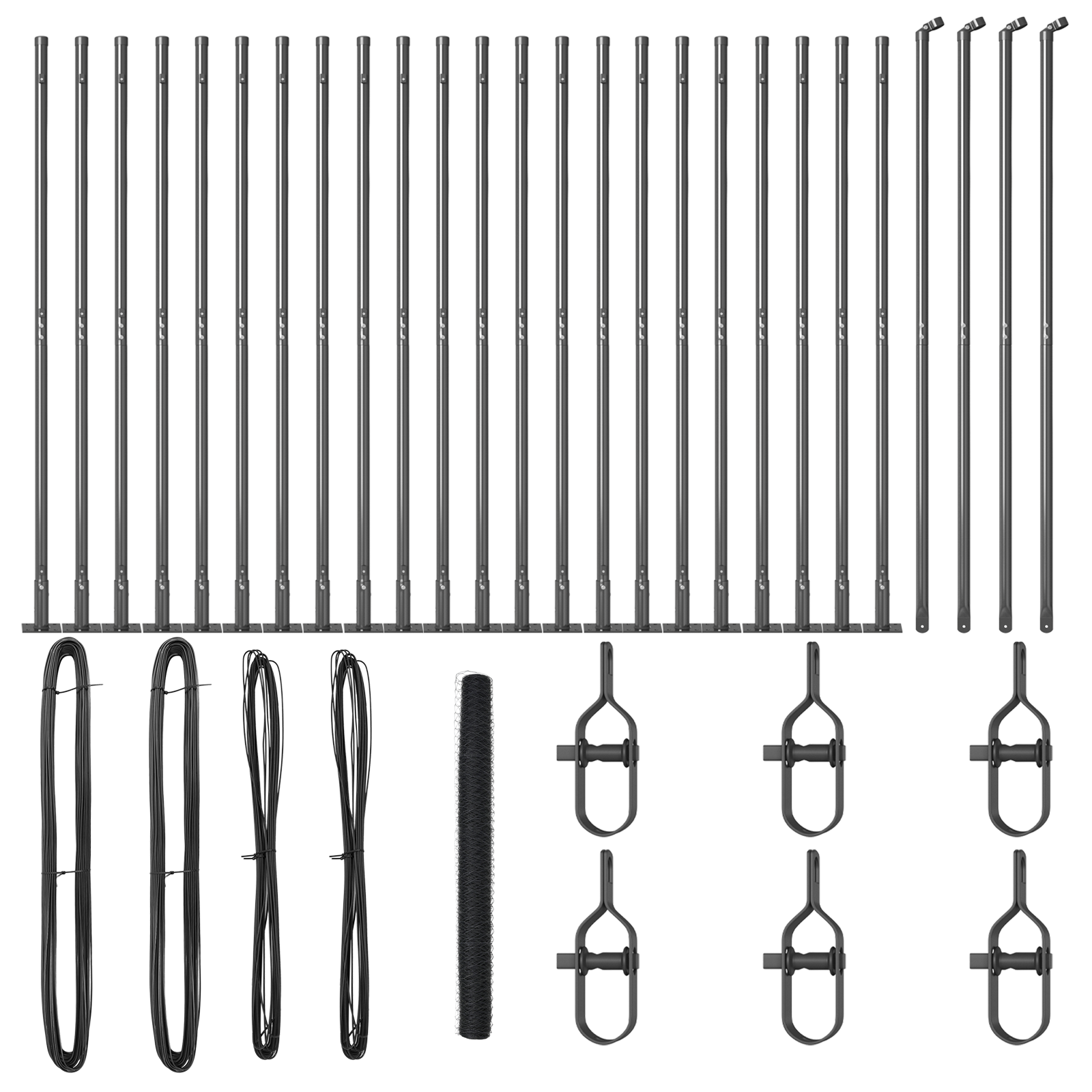 Recinzione Hexagon Grigia  1,5x50 m Acciaio