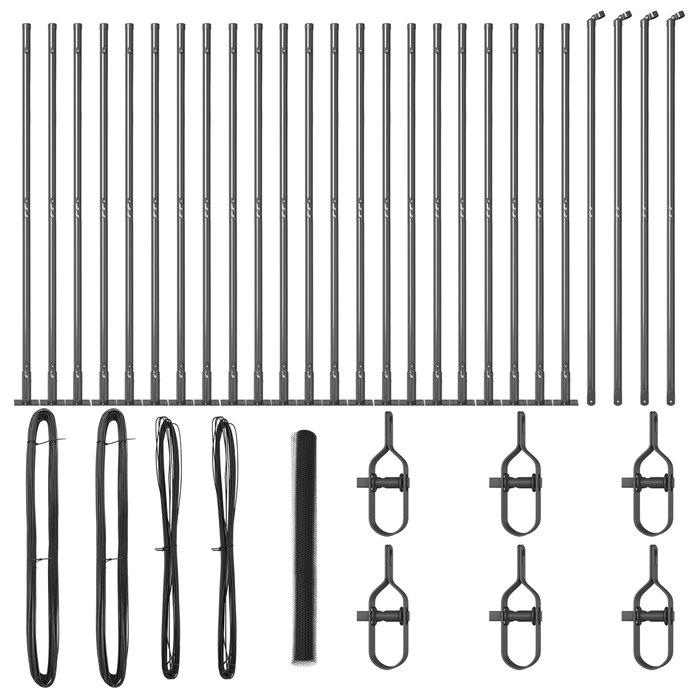 Recinzione Esagonale  Grigia 1.6x50 m Acciaio