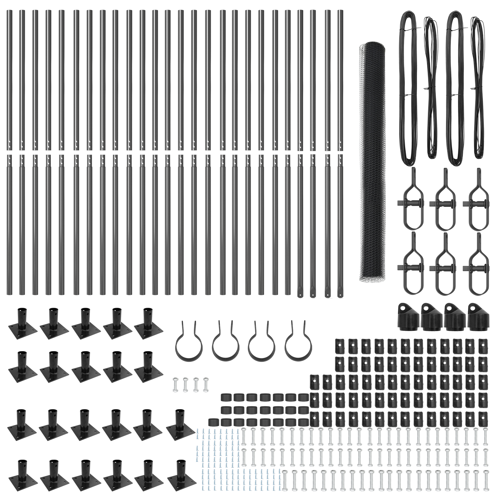 Recinzione Esagonale  Grigia 1.6x50 m Acciaio