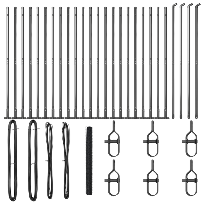 Recinzione  Grigia 1,6x50 m in Acciaio