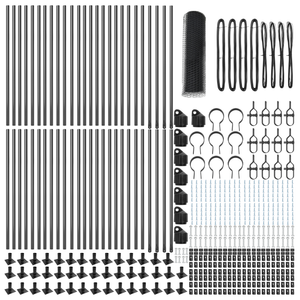Recinzione esagonale  grigia 0.4x100 m in acciaio